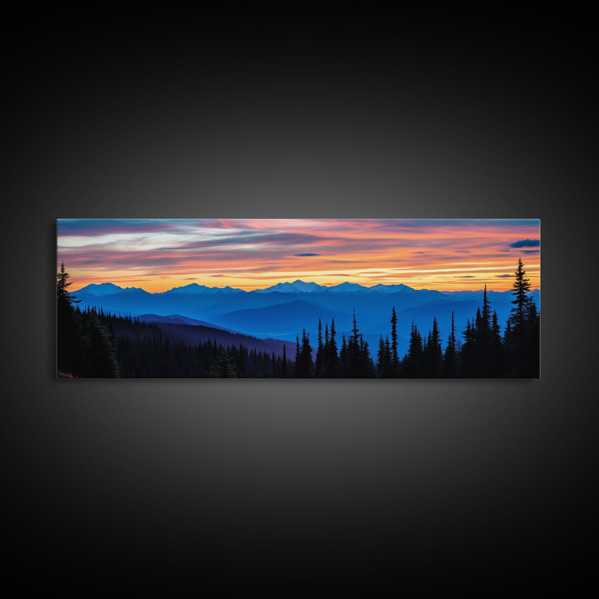 Panoramic Print of Olympic National Park Extra Large Wall Art, Panoramic Wall Art, Panoramic Landscape Print, Landscape Photography