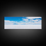 Panoramic Print of Salarde Uyuni Bolivia Salt Flats Extra Large Wall Art Panoramic Wall Art Panoramic Landscape Print, Landscape Photography