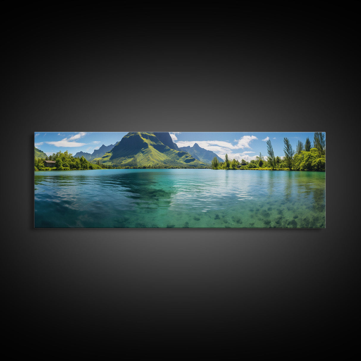 Panoramic Print of Tahiti, Extra Large Wall Art, Panoramic Wall Art, Panoramic Landscape Print, Landscape Photography