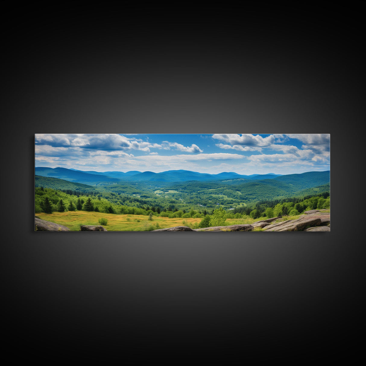 Panoramic Print of The Berkshires Massachusetts, Extra Large Wall Art, Panoramic Wall Art, Panoramic Landscape Print, Landscape Photography