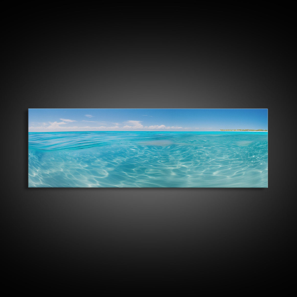 Panoramic Print of Turks Caicos, Beautiful Beach, Extra Large Wall Art, Panoramic Wall Art, Panoramic Landscape Print, Landscape Photography