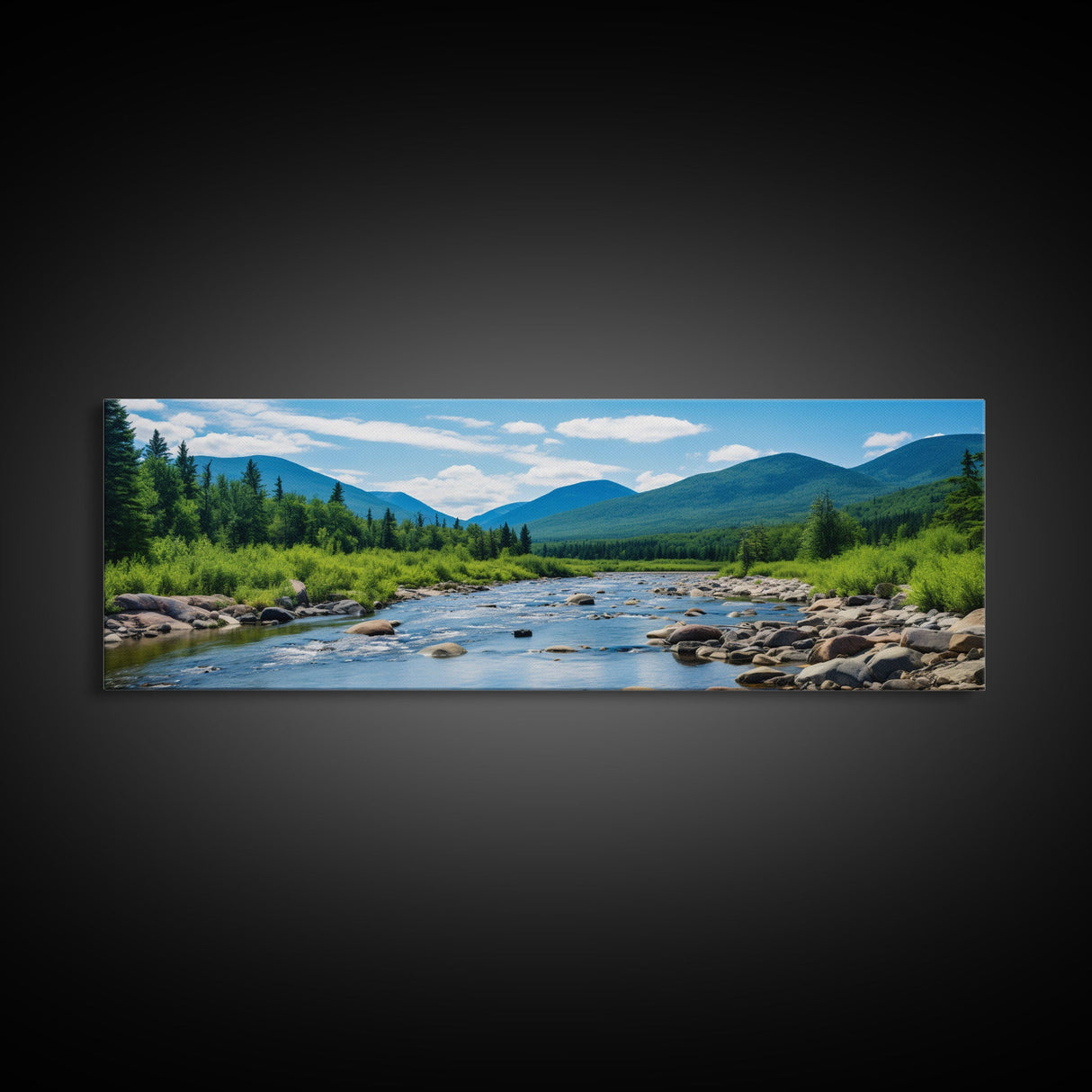 Panoramic Print of White Mountains New Hampshire, Extra Large Wall Art, Panoramic Wall Art, Panoramic Landscape Print, Landscape Photography