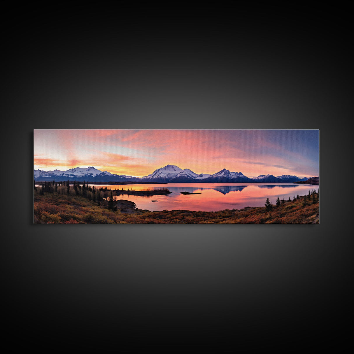 Panoramic Print of Wrangell St. Elias Park, Extra Large Wall Art, Panoramic Wall Art, Panoramic Landscape Print, Landscape Photography