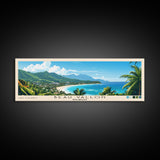 Beau Vallon, Seychelles Panoramic Print, Vacation Gift, Seychelles Wall Art, Vacation Wall Art, Vacatation Memories, Beach Decor, Beach Or Lakehouse Art