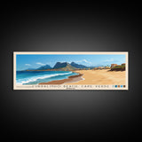 Curralinho Beach, Cape Verde, Senegal Panoramic Beach Print, Vacation Gift, Senegal Wall Art, Beach Painting, Beach Decor, Beach Painting