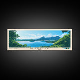 Iriomote, Japan Panoramic Beach Print, Vacation Gift, Japan Wall Art, Framed Canvas Print, Framed Beach Painting