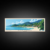 Koh Chang, Thailand Panoramic Beach Print, Vacation Gift, Thailand Wall Art, Framed Canvas Print, Framed Beach Painting