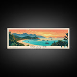 Koh Lipe, Thailand Panoramic Print, Vacation Gift, Thailand Wall Art, Beach Painting, Beach Decor, Large Wall Art, Wood Frame Art