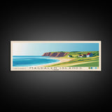 Magdalen Islands, Canada Panoramic Print, Vacation Gift, Canada Wall Art, Beach Painting, Beach Decor, Beach Or Lakehouse Art