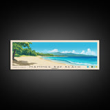 Mammee Bay Beach, Jamaica Panoramic Beach Print, Vacation Gift, Jamaica Wall Art, Beach Painting, Beach Decor, Beach Painting