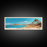 Marsa Alam, Egypt Panoramic Print, Vacation Gift, Egypt Wall Art, Beach Painting, Beach Decor, Beach Or Lakehouse Art