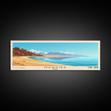 Nuweiba, Egypt Panoramic Print, Vacation Gift, Egypt Wall Art, Beach Painting, Beach Decor, Large Wall Art, Wood Frame Art