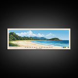 Pantai Cenang, Malasyia Panoramic Print, Vacation Gift, Malasyia Wall Art, Vacation Wall Art, Vacatation Memories, Beach Decor, Beach Or Lakehouse Art