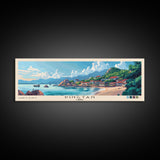 Pingtan, China Panoramic Beach Print, Vacation Gift, China Wall Art, Framed Canvas Print, Framed Beach Painting