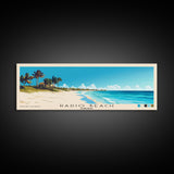 Radio Beach, Bahamas Panoramic Print, Vacation Gift, Bahamas Wall Art, Beach Painting, Beach Decor, Beach Or Lakehouse Art