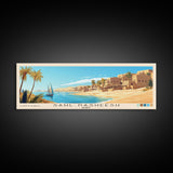 Sahl Hasheesh, Egypt Panoramic Beach Print, Vacation Gift, Egypt Wall Art, Beach Painting, Beach Decor, Beach Painting