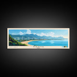 Sanya, China Panoramic Print, Vacation Gift, China Wall Art, Beach Painting, Beach Decor, Beach Or Lakehouse Art