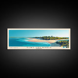 Tiwi Islands, Australia Panoramic Beach Print, Vacation Gift, Australia Wall Art, Beach Painting, Beach Decor, Beach Painting