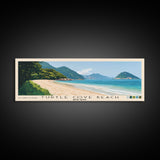 Turtle Cove Beach, Hong Kong Panoramic Print, Vacation Gift, Hong Kong Wall Art, Beach Painting, Beach Decor, Beach Or Lakehouse Art