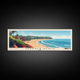 Varkala Beach, India Panoramic Print, Vacation Gift, India Wall Art, Vacation Wall Art, Vacatation Memories, Beach Decor, Beach Or Lakehouse Art