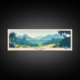 Wijaya, Sri Lanka Panoramic Beach Print, Vacation Gift, Sri Lanka Wall Art, Framed Canvas Print, Framed Beach Painting