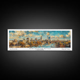 Sacramento California Panoramic Print, Creative Framed Canvas Print, City Travel Poster, Home Decoration, Wall Art, Unique Gift