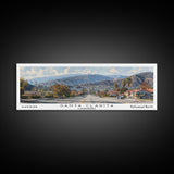 Santa Clarita California Travel Poster, Framed Canvas Print, Wall Art, Home Decor, Travel Print, Living Room Art, Artistic Gift