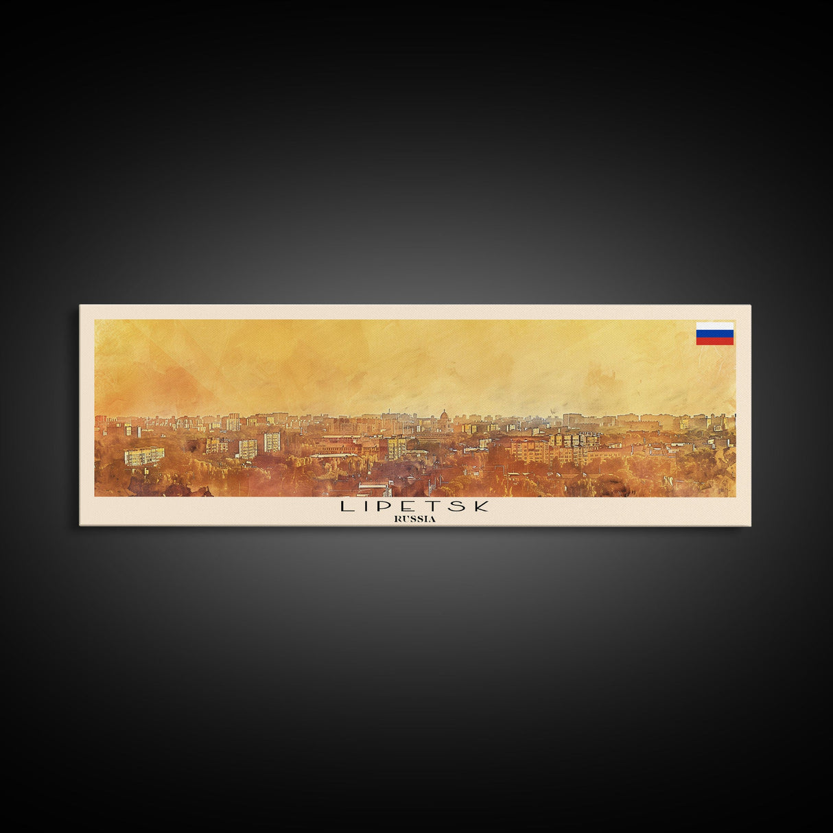 Lipetsk Russia Wall Art, Panoramic Travel Poster, Panoramic Framed Canvas Print, City Wall Art, Wall Hanging Home Decor, Travel Art