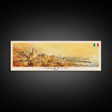 Taranto Italy Travel Art, City Art, Framed Canvas Print or Metal Wall Art, Europe Travel Poster, Panoramic Wall Art, Extra Wide Wall Art