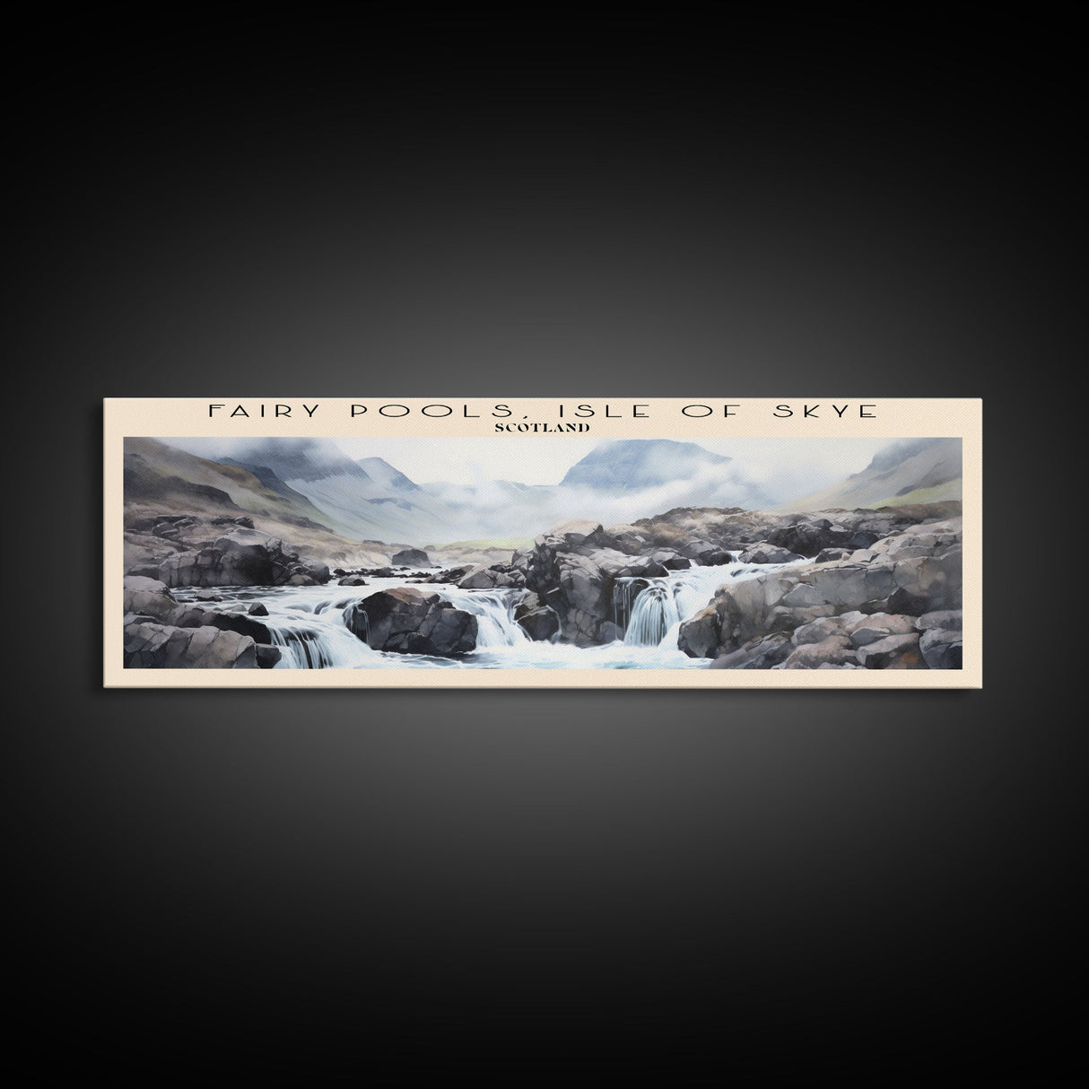 Fairy Pools, Isle of Skye Wall Art Travel Poster Print, Gift For Travel Lover, Vacation Gift, COUNTRY Wall Art, Home Decor, Original Art