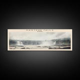 Kaieteur Falls Travel Print Wall Art, Travel Poster Print, Retro Style COUNTRY Home Decor, Wall Hanging, Travel Gift Idea, Unique Metal Art