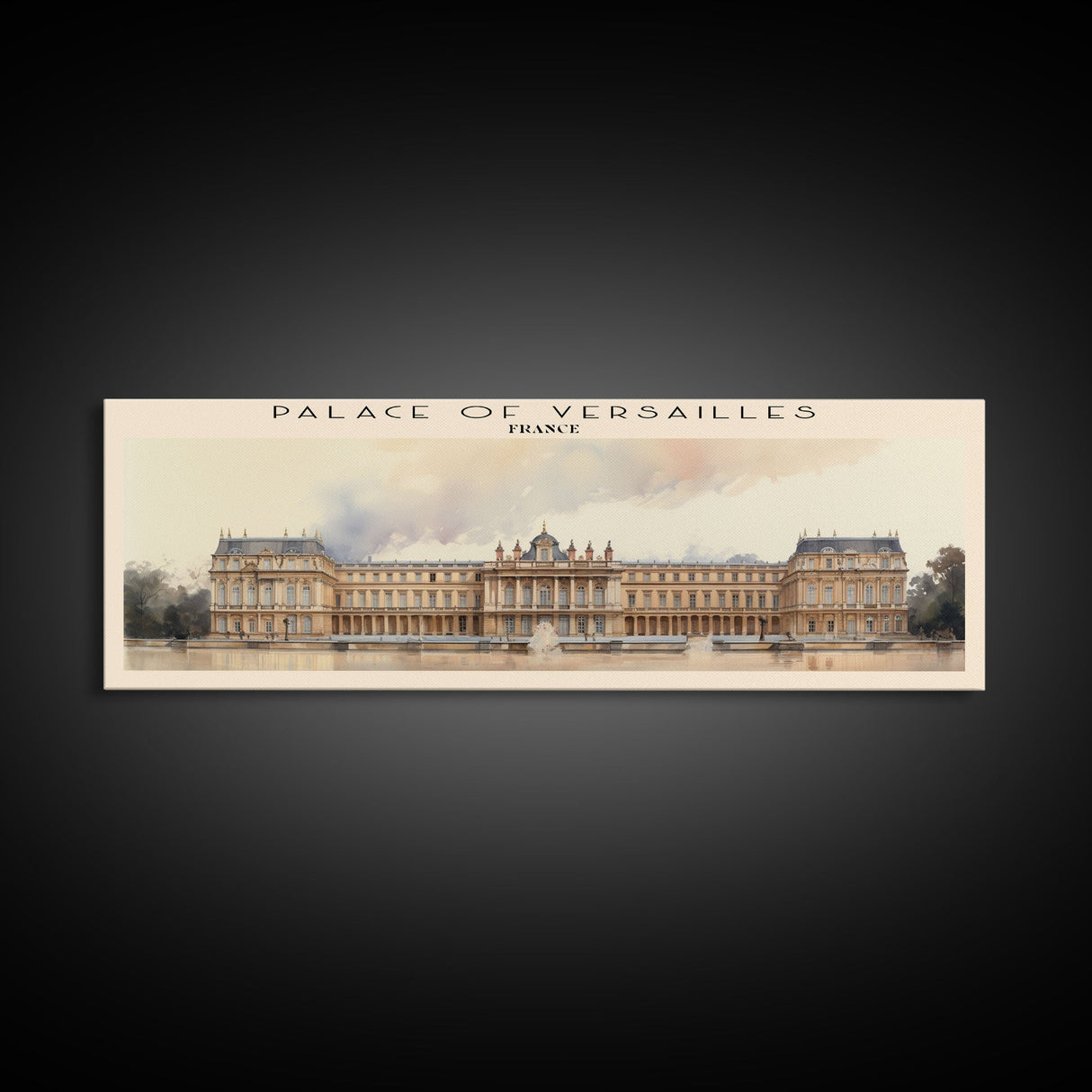 Palace of Versailles Wall Art Travel Poster Print, Gift For Travel Lover, Vacation Gift, COUNTRY Wall Art, Home Decor, Original Art