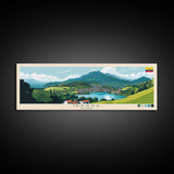 Ibarra, Ecuador Panoramic Travel Poster Canvas Print, Ibarra, Ecuador Painting, Ecuador Art, Ibarra Panoramic Travel Art, Travel Painting