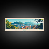 Joao Pessoa, Brazil Travel Poster Panoramic Canvas Print, Joao Pessoa, Brazil Painting, Brazil Art, Joao Pessoa Travel Art, Guest Room Painting