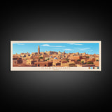 Khartoum,  Sudan Travel Poster Panoramic Canvas Print, Khartoum,  Sudan Painting,  Sudan Art, Khartoum Travel Art, Guest Room Painting