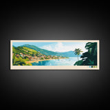 Panoramic Travel Poster Matadi, Congo Canvas Print, Matadi, Congo Painting, Congo Art, Matadi Travel Art, Guest Room Painting