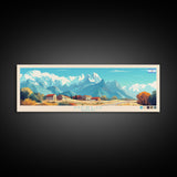 Merlo, Argentina Travel Poster Panoramic Canvas Print, Merlo, Argentina Painting, Argentina Art, Merlo Travel Art, Guest Room Painting