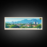 Panoramic Travel Poster Mutare, Zimbabwe Canvas Print, Mutare, Zimbabwe Painting, Zimbabwe Art, Mutare Travel Art, Guest Room Painting