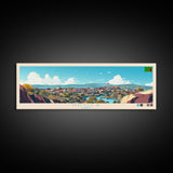 Ndola, Zambia Travel Poster Panoramic Canvas Print, Ndola, Zambia Painting, Zambia Art, Ndola Travel Art, Guest Room Painting