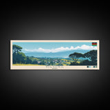 Ngong, Kenya Panoramic Travel Poster Canvas Print, Ngong, Kenya Painting, Kenya Art, Ngong Panoramic Travel Art, Travel Painting