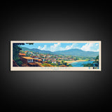 Nzerekore, Guinea Travel Poster Panoramic Canvas Print, Nzerekore, Guinea Painting, Guinea Art, Nzerekore Travel Art, Guest Room Painting