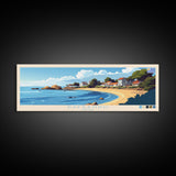 Paysandu, Uruguay Travel Poster Panoramic Canvas Print, Paysandu, Uruguay Painting, Uruguay Art, Paysandu Travel Art, Guest Room Painting