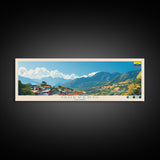 Quevedo, Ecuador Travel Poster Panoramic Canvas Print, Quevedo, Ecuador Painting, Ecuador Art, Quevedo Travel Art, Guest Room Painting