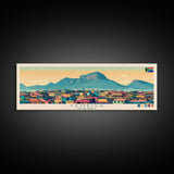 Tembisa, South Africa Panoramic Travel Poster Canvas Print, Tembisa, South Africa Painting, South Africa Art, Tembisa Travel Art, Guest Room Painting