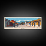 Duran, Ecuador Panoramic Canvas Print, Duran, Ecuador Painting, Ecuador Art, Duran Travel Poster, Travel Art, Living Room Painting