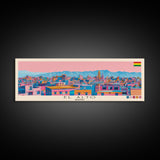 El Alto, Bolivia Panoramic Canvas Print, El Alto, Bolivia Painting, Bolivia Art, El Alto Travel Poster, Travel Art, Housewarming Gift