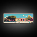 Ituzaingo, Argentina Panoramic Canvas Print, Ituzaingo, Argentina Painting, Argentina Art, Ituzaingo Travel Poster, Travel Art, Vacation Gift