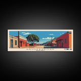 Krugersdorp, South Africa Panoramic Canvas Print, Krugersdorp, South Africa Painting, South Africa Art, Krugersdorp Travel Poster, Travel Art, Guest Room Painting