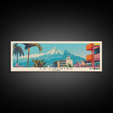 La Libertad, Ecuador Panoramic Canvas Print, La Libertad, Ecuador Painting, Ecuador Art, La Libertad Travel Poster, Travel Art, Living Room Painting