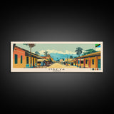 Mbeya, Tanzania Panoramic Canvas Print, Mbeya, Tanzania Painting, Tanzania Art, Mbeya Travel Poster, Travel Art, Living Room Painting